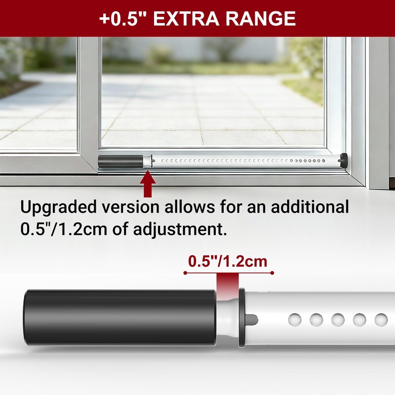 AceMining Sliding Door Security Bar,Heavy Duty Sliding Patio Door Lock