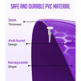 TOMSHOO Exercise Ball, Anti-Burst Gym Ball Yoga Ball With Air Pump Thickened Fitness Ball for Fitness, Pilates, Stability Balance for Physical Fitness, 45cm 55cm 65cm 75cm