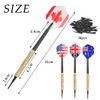 "N/A" 12 Pcs Brass Darts Sets,Soft Tip Darts with 36