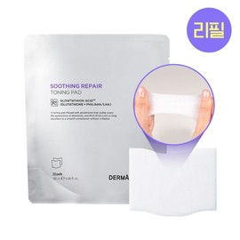 Dermapump 리필물광토닝 수딩 리페어 토닝 패드 R4 70매 리필 Refill Moisture Radiance Soothing Repair Toning Pads R4 70 Sheets Refill