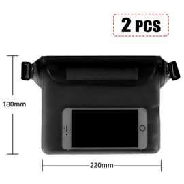 Waterproof Pouch Bag, 2 Pack