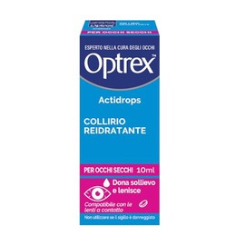 Optrex, Actidrops, Collirio Reidratante, per occhi secchi, 10ml