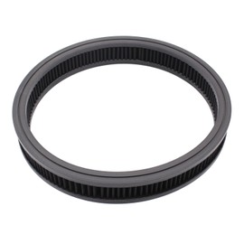 TAKPART 14" X 2" Air Filter Element High Flow Washable Reusable Round Cotton Fiber Air Filter (Black Color)