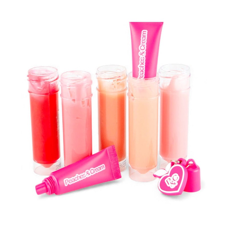 PEACHES AND CREAM LUCKY DIP LIP BALM CHARM, PEACHES &