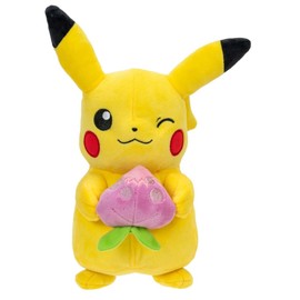 Jazwares Pokémon peluche Pikachu with Pecha Berry Accy 20 cm, Black
