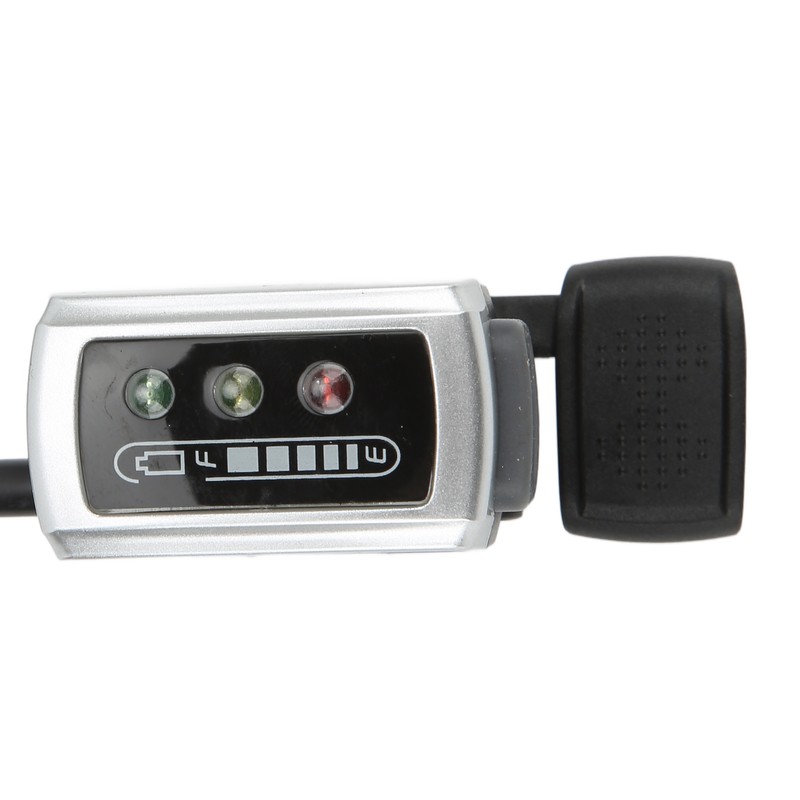6 Wire Thumb Throttle with ON/OFF Switch Battery Indicator 22mm