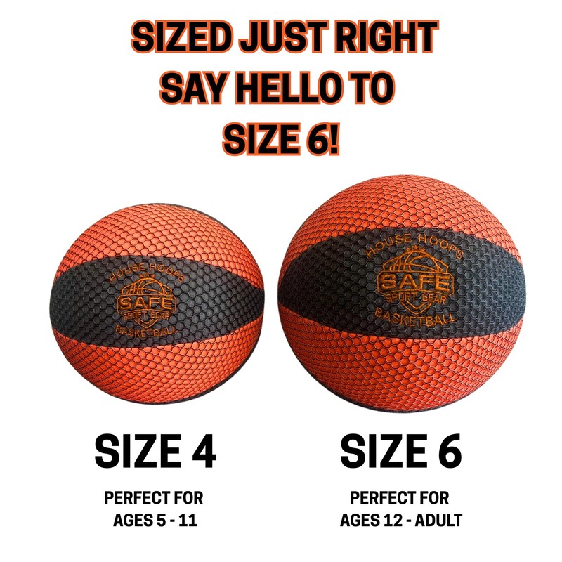 Safe Sport Gear The House Basketball - HouseHoops Soft Basketball