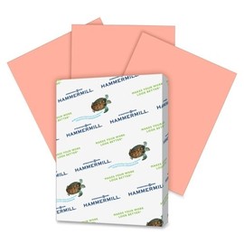 Hammermill Colored Copy Paper, 20Lb, 8-1/2"x11", 500/RM, Salmon