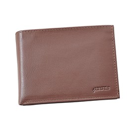 by LONGFIELD Combination Wallet - Men's Wallet, Cowhide Leather, RFID Protection, brown, Classic