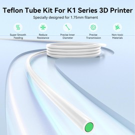 Impresora 3D oficial de Creality Bowden Tube de 2 m, tubo de PTFE para impresora 3D, tubo de teflón Bowden para filamento de 2 mm K1/K1 Max/K1C/Ender 3 V3/Ender 3 V3 Plus/Ender 3 Series (2mm-2M)