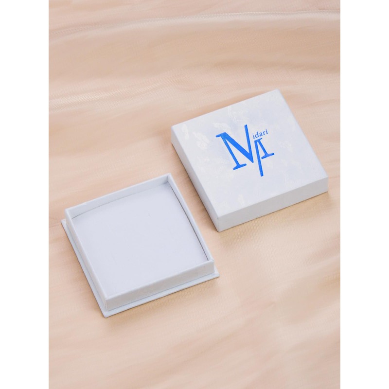 Midari Necklace, Sterling Silver, artificial crystal