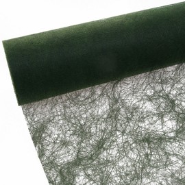 Deko AS GmbH Sizoflor 60 008-R 200 Table Runner, Dark Green, 20 cm, 25 Metre Roll