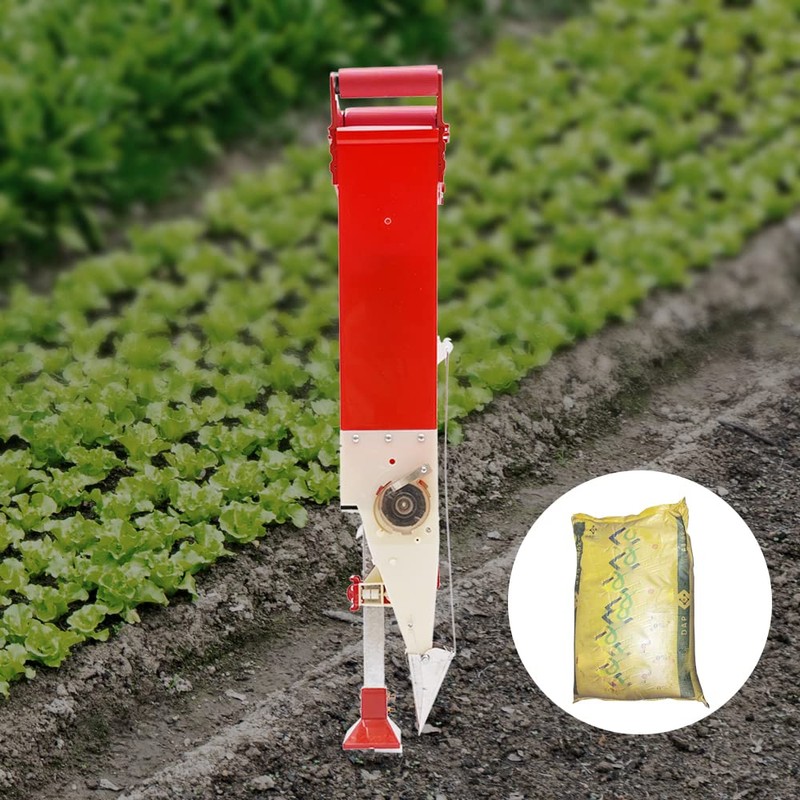 YIYIBYUS Handheld Corn Fertilizer Applicator Tool,Adjustable Corn Peanut Seed Fertilizer,