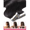 Lacer Body Wave Tape in Hair Extensions Human Hair 22
