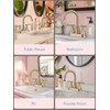 Cobbe Bathroom Faucets for Sink 3 Hole, 4 Inch with