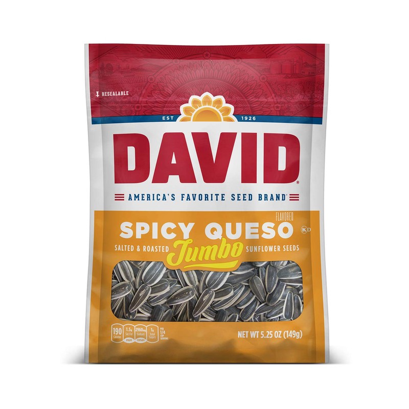 DAVID Seeds Jumbo Sunflower, Limited Edition Javier Baez Spicy Queso,