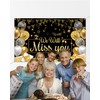 Mocsicka We Will Miss You Backdrop Banner Extra Large Black