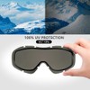 OutdoorMaster OTG Ski Goggles - Over Glasses Ski/Snowboard Goggles for