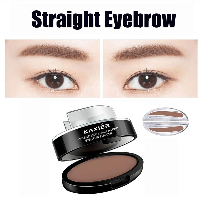3 Pairs of Seals Eyebrow Stamp with Brow Brush Perfect