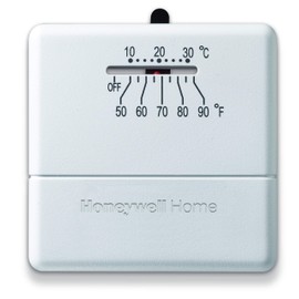 Honeywell Home CT33A1009/E1 CT33A Economy Millivolt Non-Programmable Thermostat, White