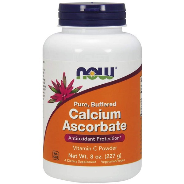 NOW Supplements, Calcium Ascorbate Powder, Buffered, Antioxidant Protection*, 8-Ounce