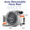 110 FT Retractable Garden Hose Reel by HOZEREEL, Outdoor Garden