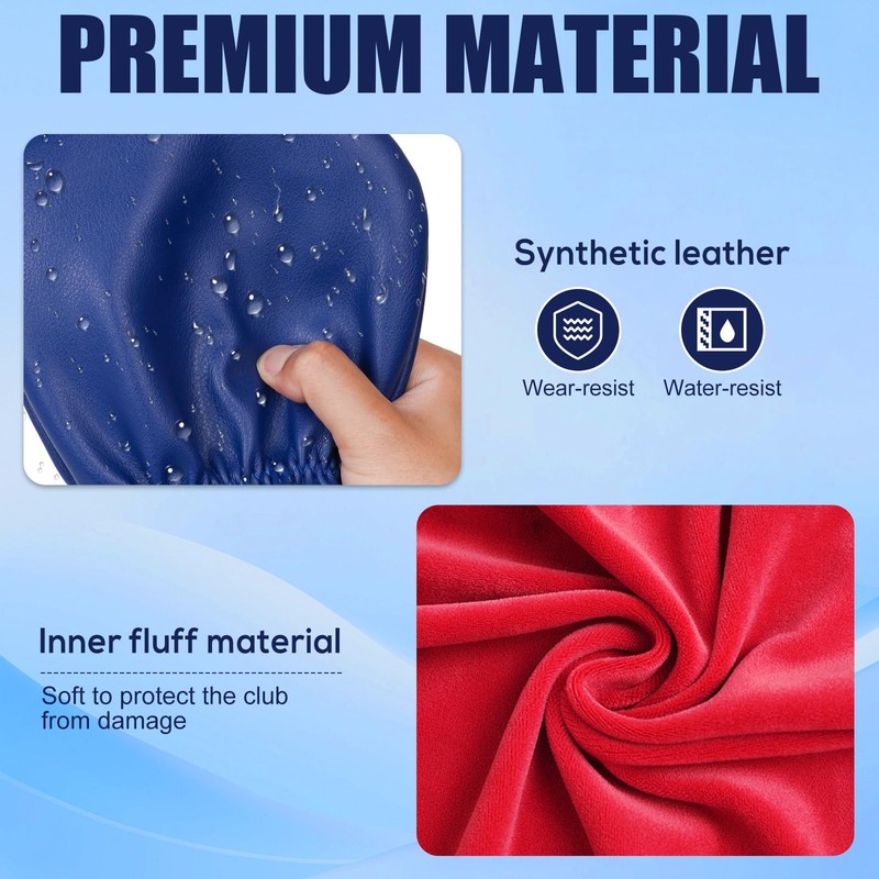 Golf Club Head covers Fairway Wood FW with Interchangeable Number