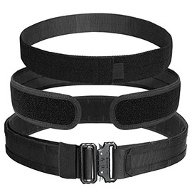 Tactical Molle Belt, Molle Gun Belt, Battle Belt, War Belts, Quick Release Rigger Combat Belt 1.75 Inch Inner and 2.25 Inch Inner & 2.0 Inch Outer Tactical Heavy Duty Belt