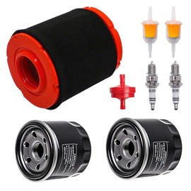 JDLLONG 937-05066 737-05066 Air Filter and 951-12690 Oil Filter for Troy Bilt TB42 TB46 MTD 547cc OHV for Cub Cadet XT1-LT42 XT1-LT46 for Craftsman T1300 T1500 4X90HU 8X90KU 8X90ZU 9X90HU