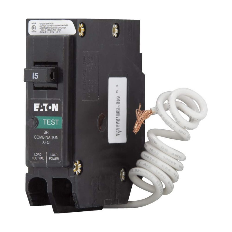 Eaton BRN115AF Br Combo Afci, 1p, 15a, 10kaic, Pigtail
