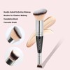 Daubigny Makeup Brushes Dual-ended Foundation Brush Concealer Brush Perfect for
