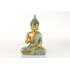 Schneemann-Versand Buddha Figurine Gold & Mint (15 cm) - Spiritual