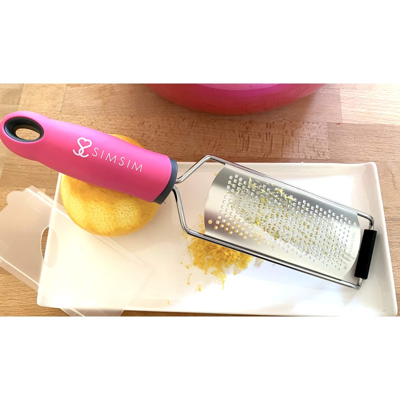 FVLFIL SimSim Fine Super Sharp Professional Grater Dishwasher Safe Multifunctional