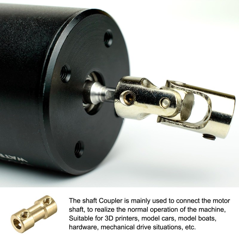 Rebower Rigid Coupling Copper Shaft Coupling Plug Motor Accessories [for