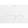 Duravit WD5008011090 DuraSystem 8-1/2 x 3/8 in. Plastic Actuator Plate in White