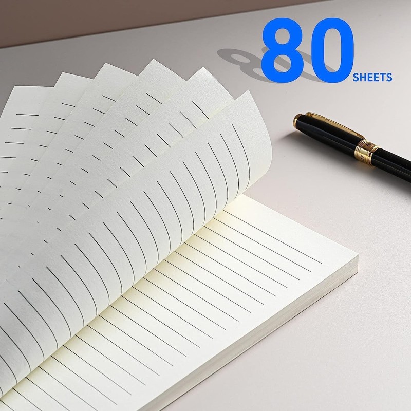 A5 Refill Paper,100GSM Thick Refillable Paper 6 Hole Filler Inserts