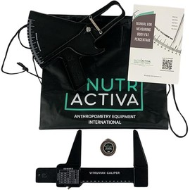 Anthroflex Student Anthropometry Kit with Anthropometer, Skinfold Caliper, Tape Measure, Bag - Level 1 (Black)