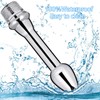 5 Holes Aluminum New Nozzle Clean Shower Head, Aluminum Cleaner