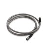 Steel Braided Turbo Oil Feed Line -4AN, Pressure Stainless Remote