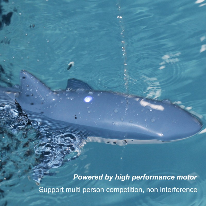 Electric RC Boat 2.4G Remote Control Pool Shark Simulation Water