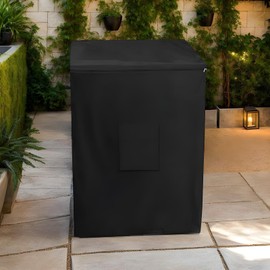 Freezer Covers for Outside, Chest Freezer Protection Dust Cover, All-Season Solution, Oxford Fabric with Double Top Opening for Outdoor Home Appliance Use