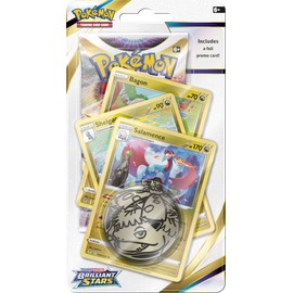 Pokémon | Pokémon TCG: Sword & Shield 9 Brilliant Stars Premium Checklane Blister Display | Card Game | Ages 6+ | 2 Players | 10 Minutes Playing Time