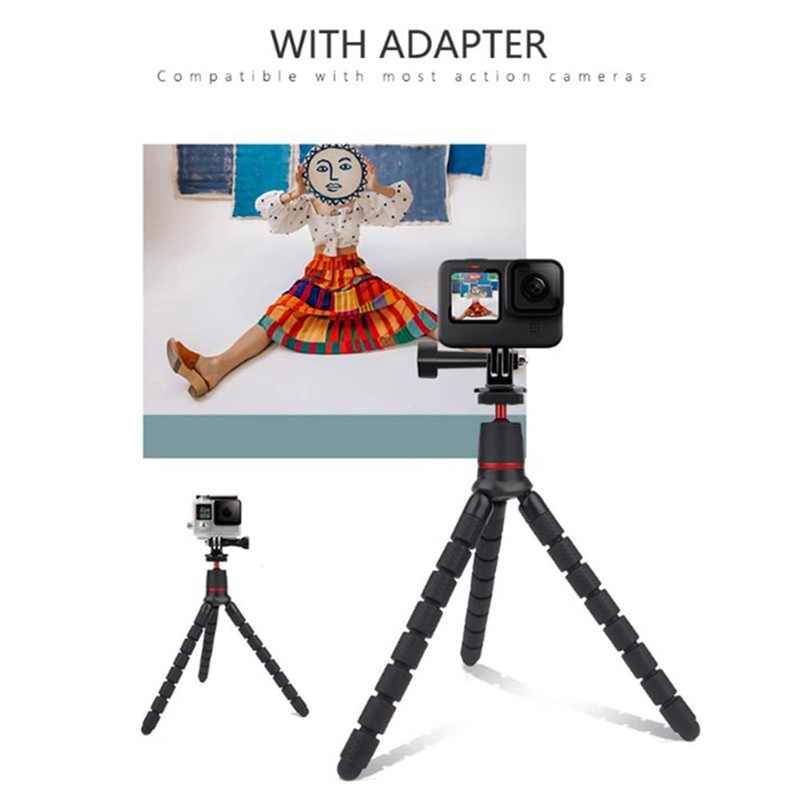 Aswalling Flexible Universal Live Broadcast Tripod Monopod Digital Camera DV
