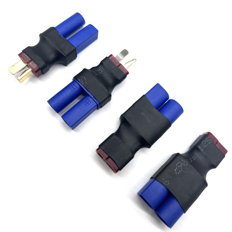 2Pairs EC5 to T Adapter Male Female Connector Plug Set