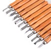 12pcs Wood Carving Kit Hand Wood Carving Knife Set DIY