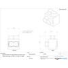 Burndy BIT4 Unitap Clear Insulated Multiple Tap Connector, #14 -