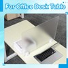 PATIKIL 40x60cm Desk Divider,4Set Desk Privacy Panel Acrylic Office Partition