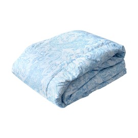 WEIMALL Duvet Washable 50% White Down Single Down Skin Comforter All Season Down Quilt (Blue)