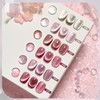 GAOY Glitter Cat Eye Gel Nail Polish Set with Magnet