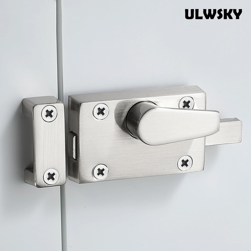 2Pcs Latch Indicating Lock,Latch Indicator Bolt,Privacy Partition Indicator Lock with